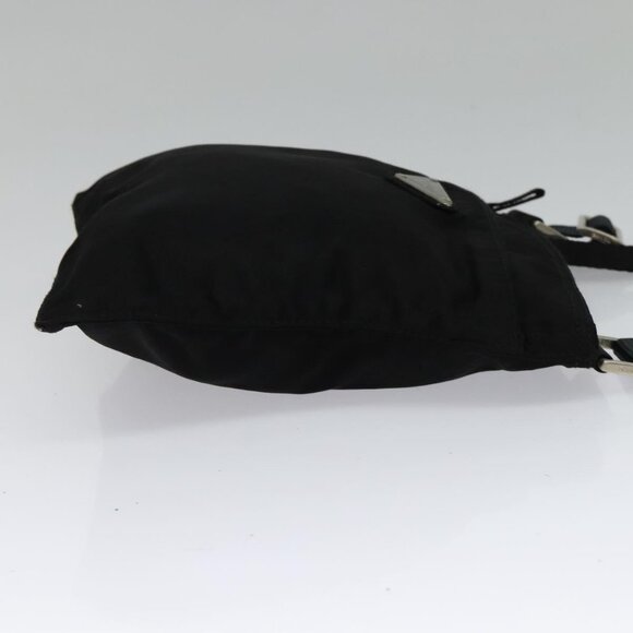 PRADA Shoulder Bag Nylon Black Silver Auth ep9765 - Picture 5 of 16